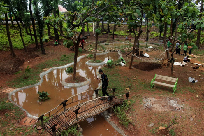 Pembangunan 30 Taman Di Jakarta Hampir Rampung