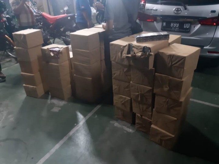 Bea Cukai Malang Sita Ribuan Bungkus Rokok Ilegal