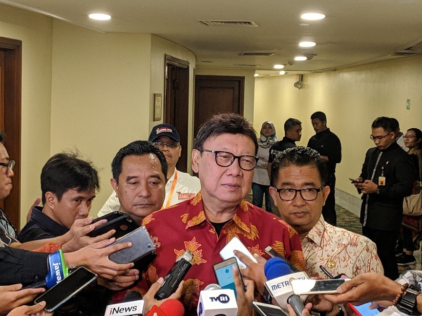 Menteri Dalam Negeri Tjahjo Kumolo. Foto: Medcom.id/Faisal Abdalla