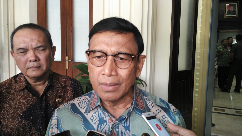 Menteri Koordinator bidang Politik, Hukum dan Keamanan Wiranto. Foto: Medcom.id/Nur Ajijah. 