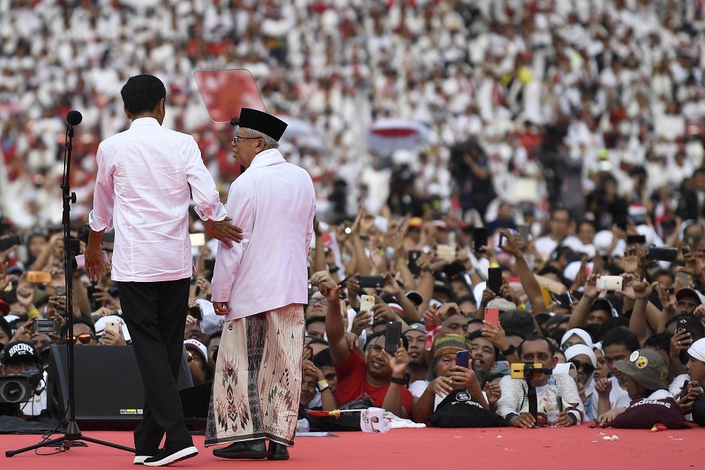 Presiden dan wakil presiden periode 2019-2024 Joko Widodo-Ma'ruf Amin. Foto: ANT/Puspa Perwitasari