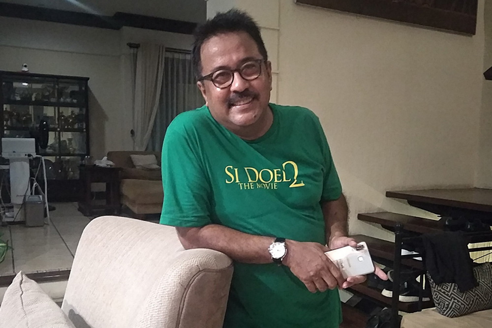 Rano Karno. (Foto: Cecylia Rura/Medcom.id)