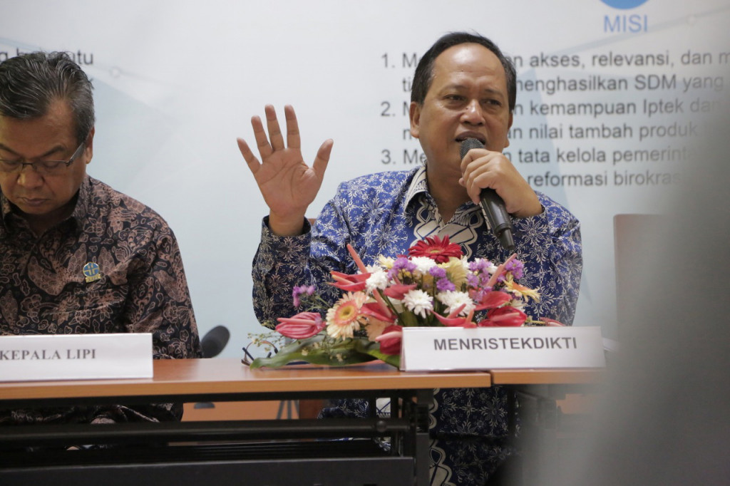 Menristekdikti, Mohamad Nasir. Foto:  Kemenristekdikti/Humas.