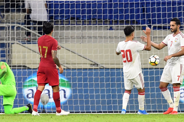 Timnas Indonesia Dihajar UEA 5-0