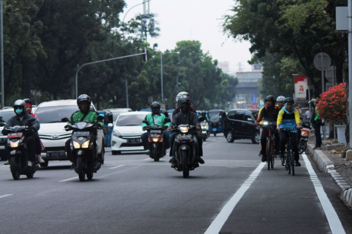 Jalur Sepeda Fase Dua Mulai Diuji Coba