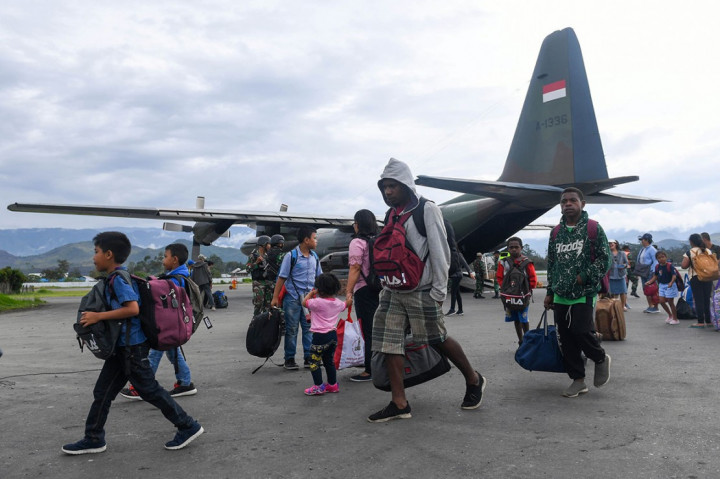 93 Pengungsi di Sentani Kembali ke Wamena