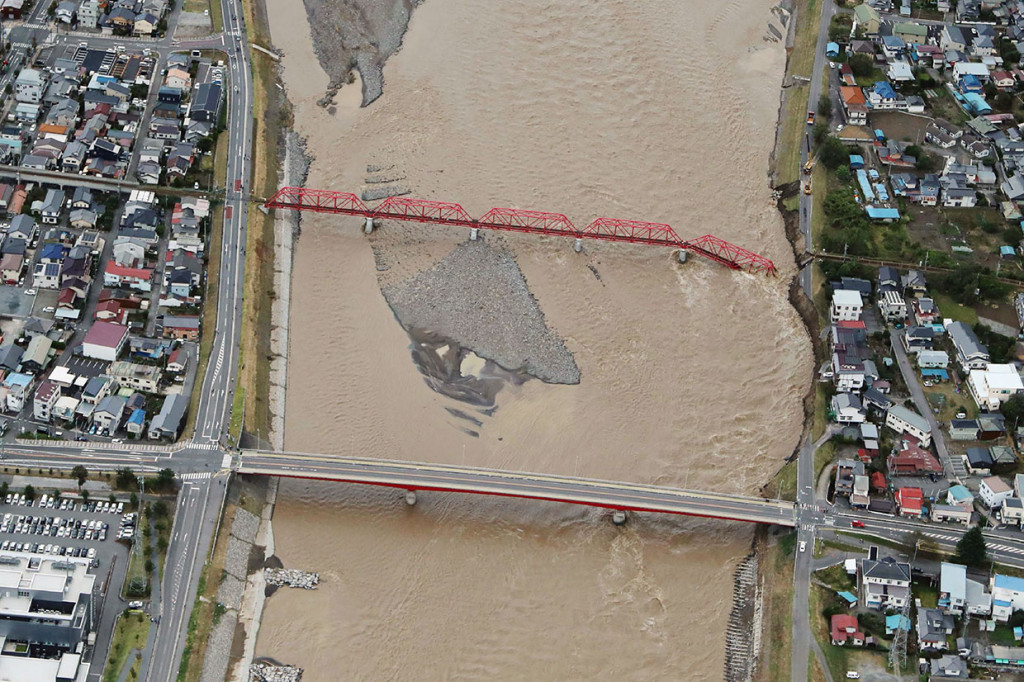 Hagibis Terjang Jepang, Sejumlah Wilayah Terendam Banjir