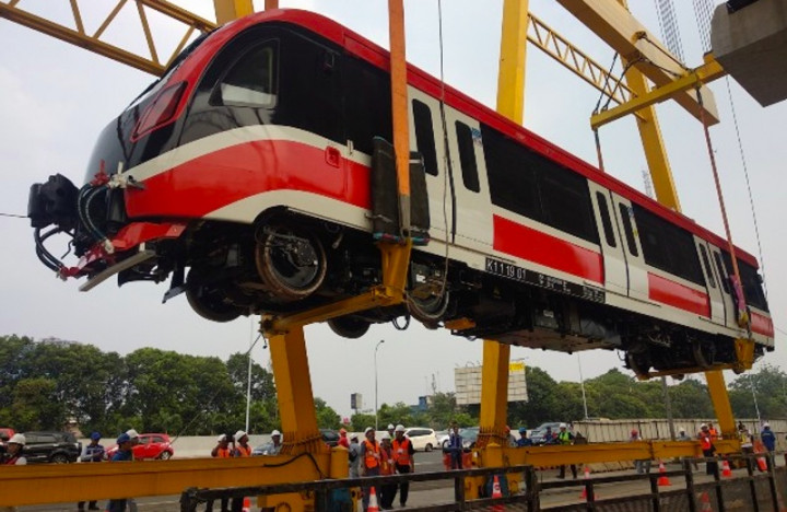 Jabodebek LRT Project Uses 60% Domestic Material