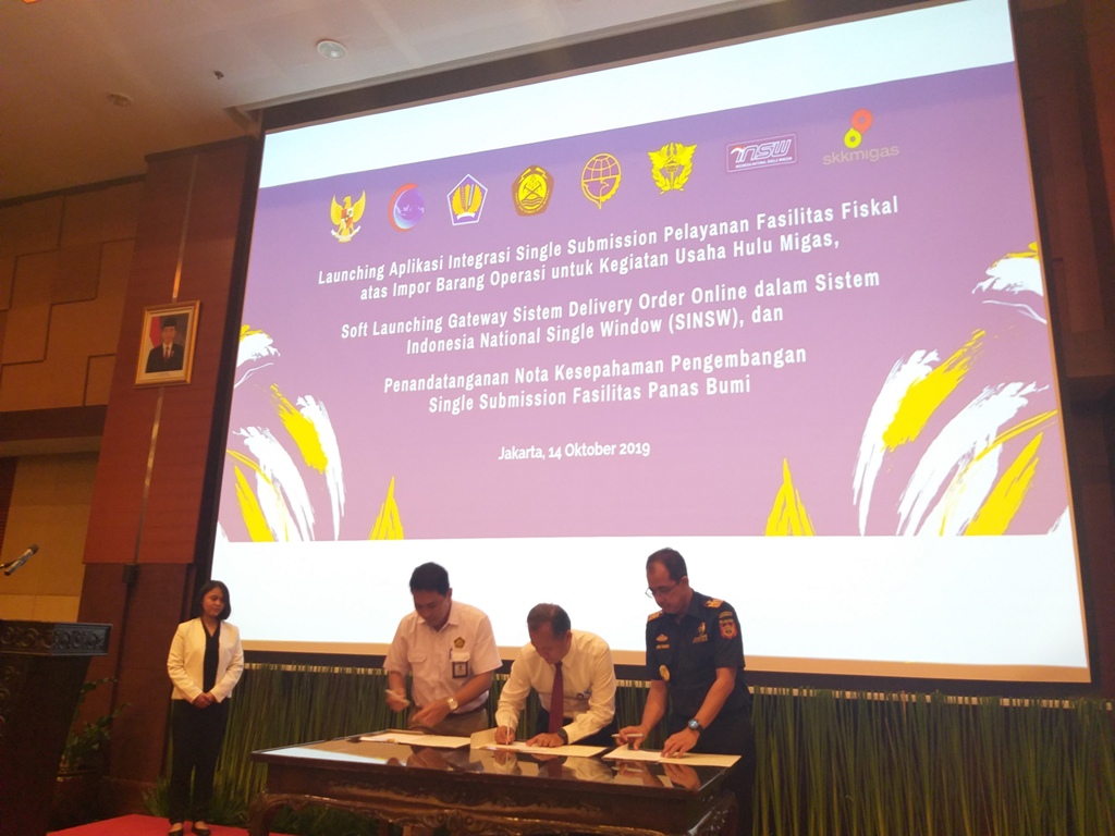 Pemerintah meresmikan dua aplikasi integrasi lintas Kementerian/Lembaga. FOTO: Medcom.id/Eko Nordiansyah.