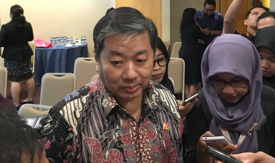 Ketua Gabungan Pengusaha Makanan dan Minuman Seluruh Indonesia (Gapmmi) Adhi Lukman. FOTO: Medcom.id.