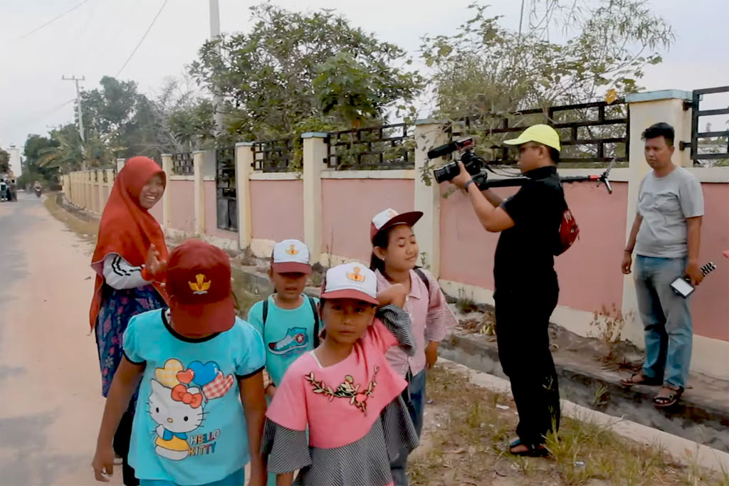 Di balik layar pembuatan film Sarjana Pelunas Janji Kemerdekaan (Foto: YouTube Eagle Awards)