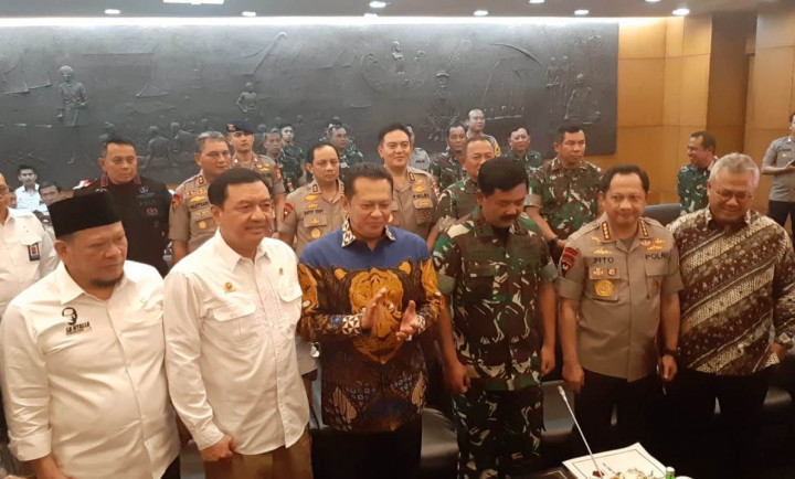 Rakor Persiapan Pelantikan Jokowi Dihadiri Pejabat Tinggi