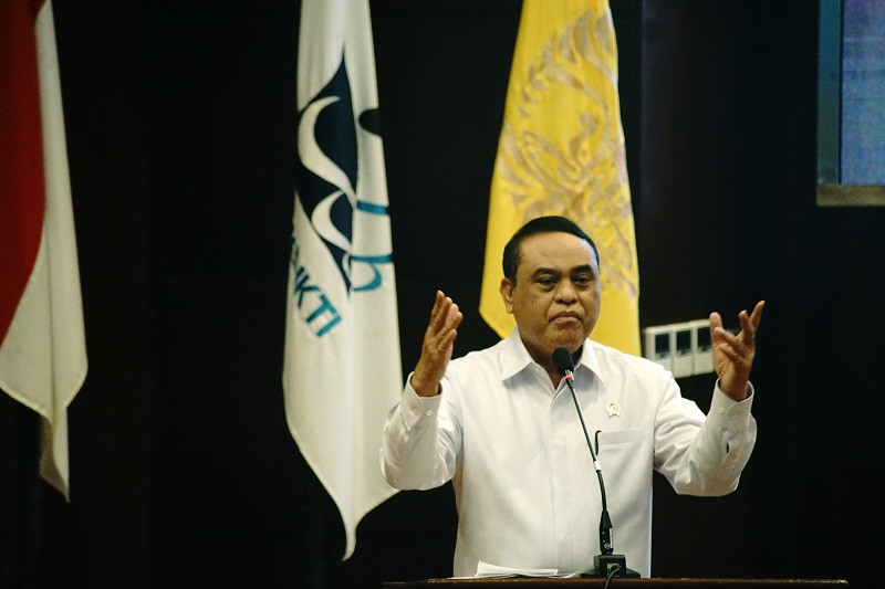 Menteri PAN RB Syafruddin. ANT/Kahfie Kamaru.