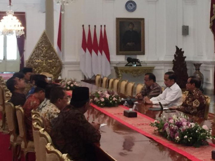 Pimpinan MPR Laporkan Persiapan Pelantikan kepada Jokowi