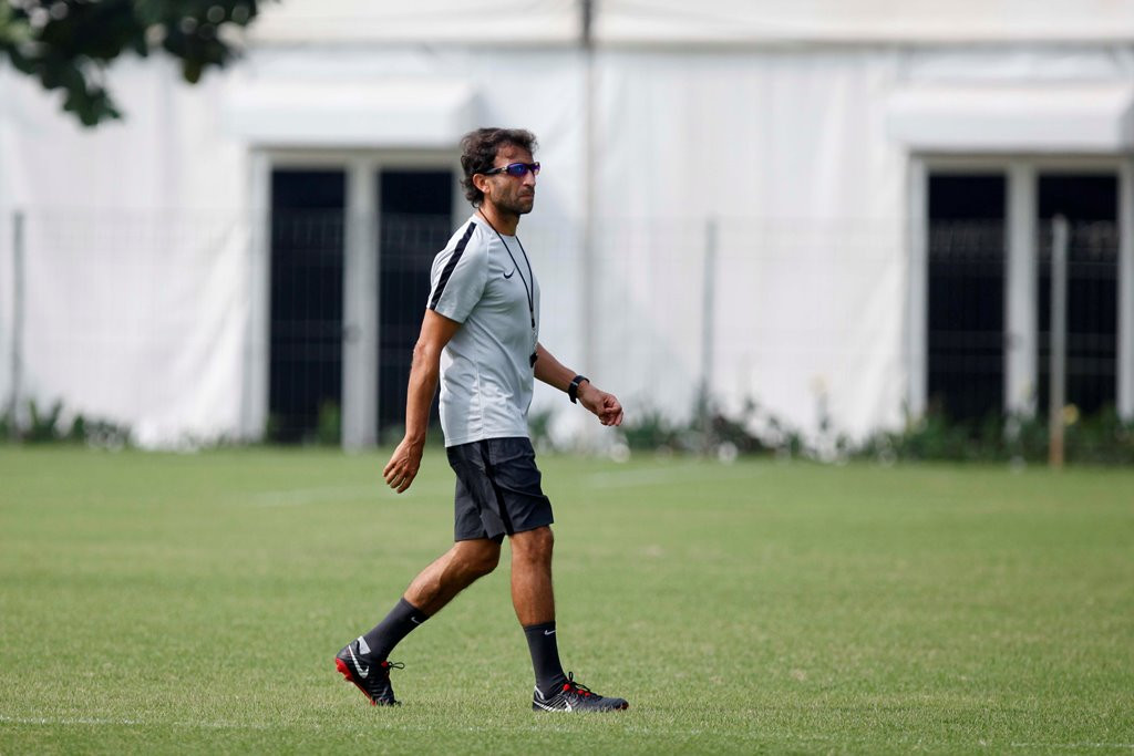 Luis Milla. (Foto: MI/Rommy Pujianto)