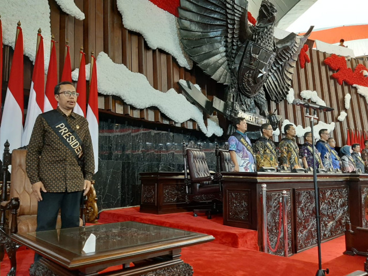 MPR Simulasikan Pelantikan Jokowi-Ma'ruf