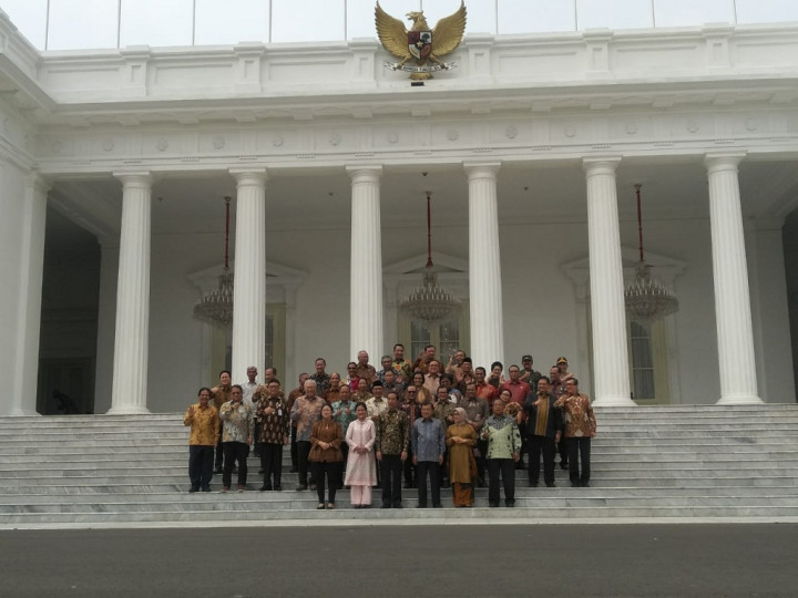 Potret Terakhir Kebersamaan Jokowi-JK dan Kabinet Kerja