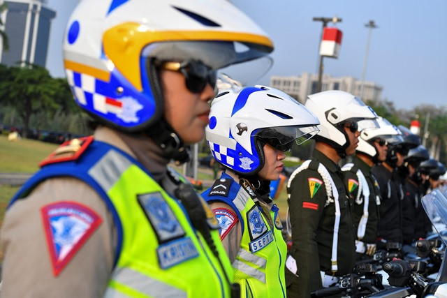 Ribuan Personel Polda Jabar Siaga Pelantikan Presiden