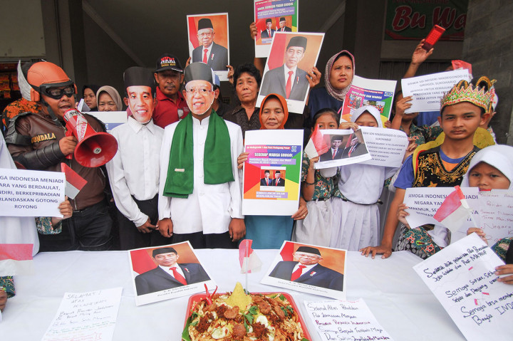 Doa Pedagang Pasar Grogol untuk Presiden dan Wapres Terpilih