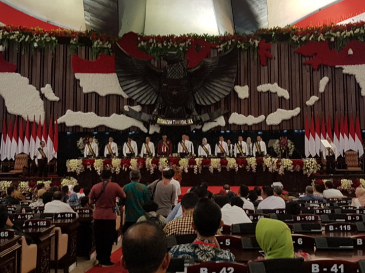 Pimpinan MPR Geladi Bersih Pelantikan Jokowi