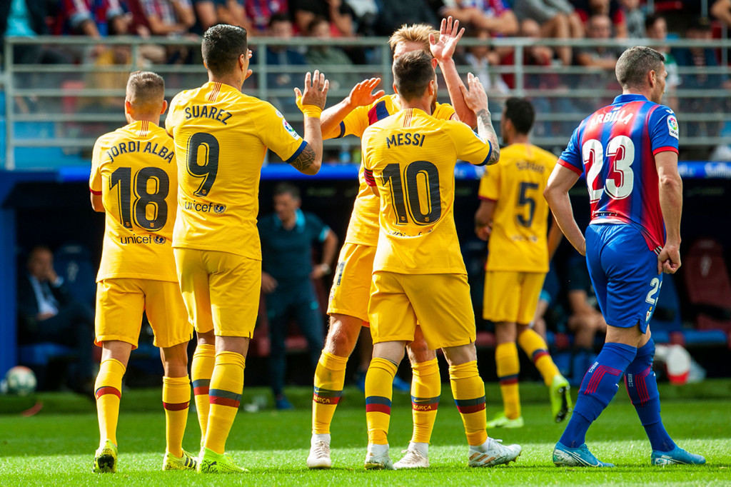 Gilas Eibar, Barca Geser Madrid dari Puncak Klasemen