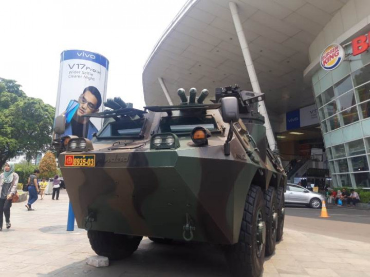 Kodim 0506/Tangerang Siagakan Kendaraan Intai di Pusat Keramaian