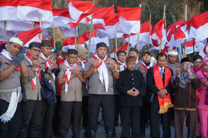 Parade Merah Putih Ramaikan Pelantikan Presiden