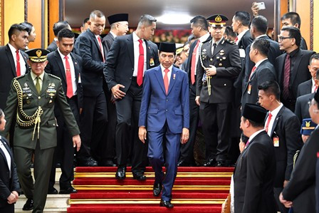Jokowi Apresiasi Tamu Negara dan TNI Polri