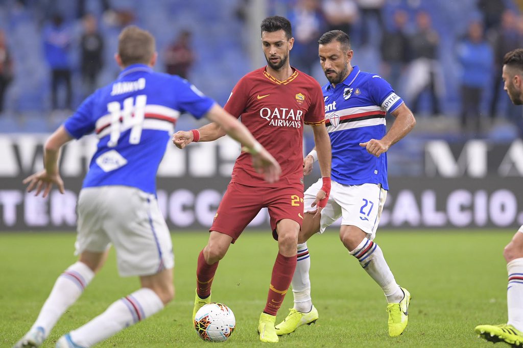 AS Roma vs Sampdoria (Twitter AS Roma)