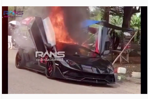 Ini Spesifikasi Lamborghini Raffi Ahmad yang Terbakar