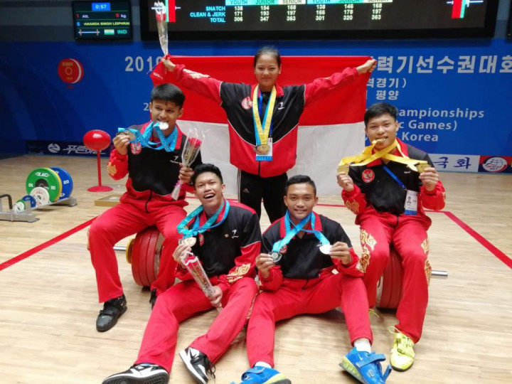 Tim Angkat Besi Indonesia Berjaya di Kejuaraan Asian Youth & Junior 2019