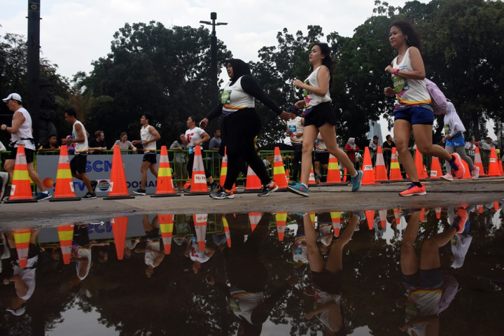 Ribuan Pelari Mancanegara Ramaikan Electric Jakarta Marathon 2019