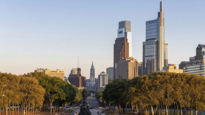 Gedung Setinggi 341 Meter Hiasi Langit Philadelphia