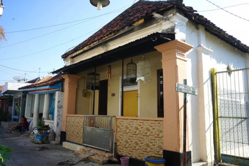 Kampung Lawang Seketeng yang berada di Kelurahan Peneleh, Kecamatan Genteng, Kota Surabaya, Jawa Timur, disiapkan menjadi salah satu destinasi wisata heritage. (Foto: ANTARA/HO)