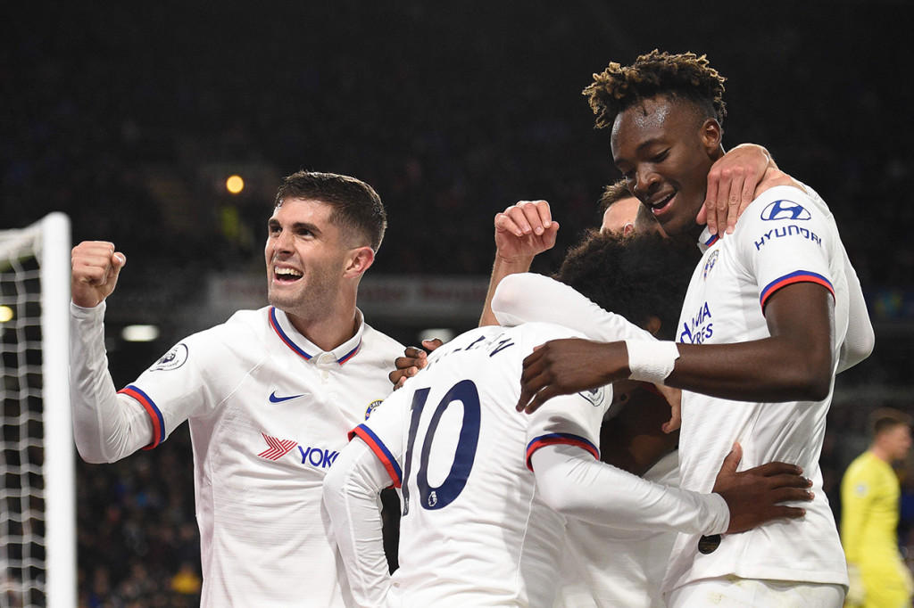 Hattrick Christian Pulisic Bawa Chelsea Tekuk Burnley 4-2