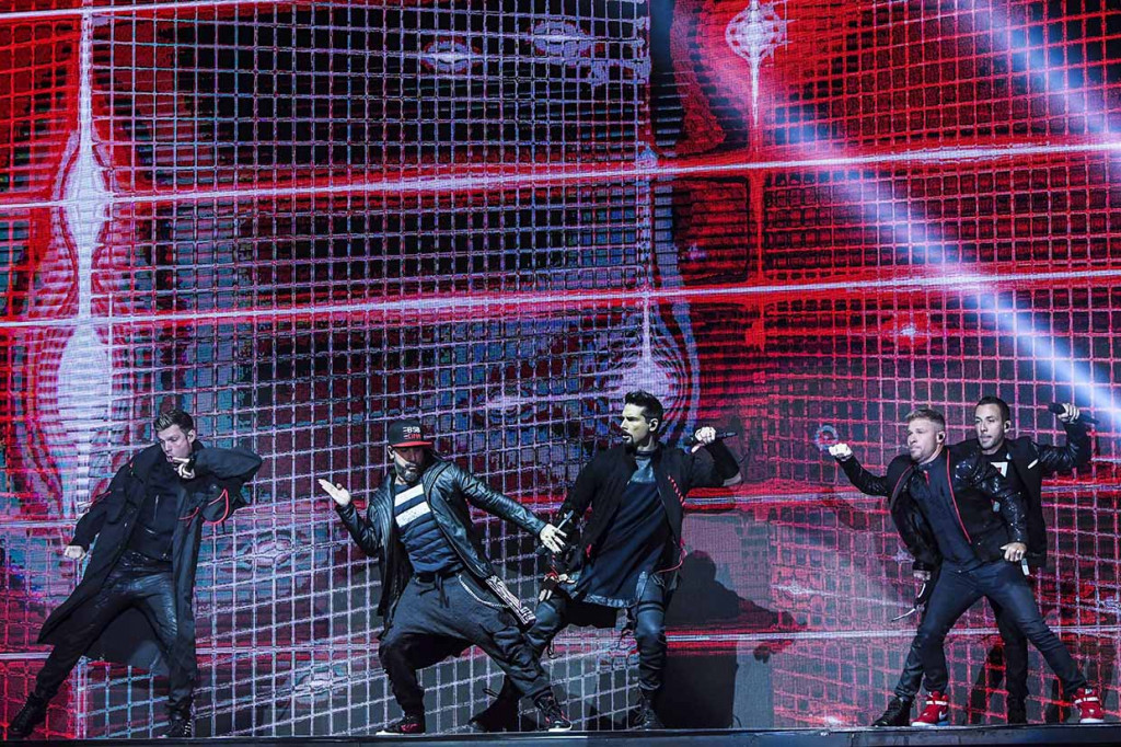 Kemeriahan Konser Backstreet Boys di Jakarta