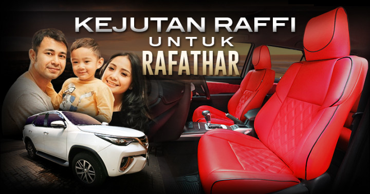Nuansa Merah Kuasai Kabin Toyota Fortuner Raffi Ahmad