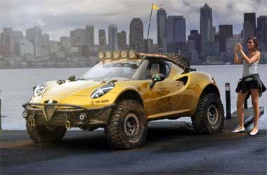 Tampilan Sangar Alfa Romeo 4C Bergaya Reli Dakar