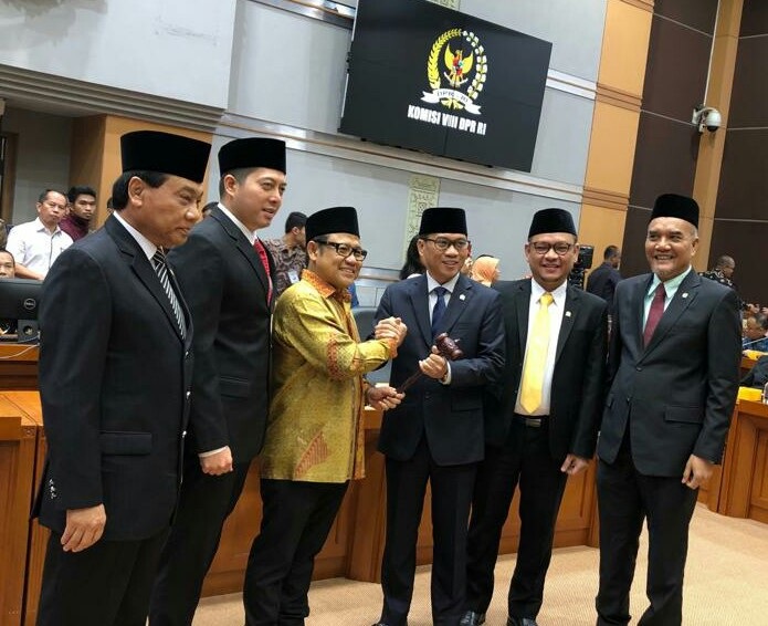 Komposisi Pimpinan Komisi VIII