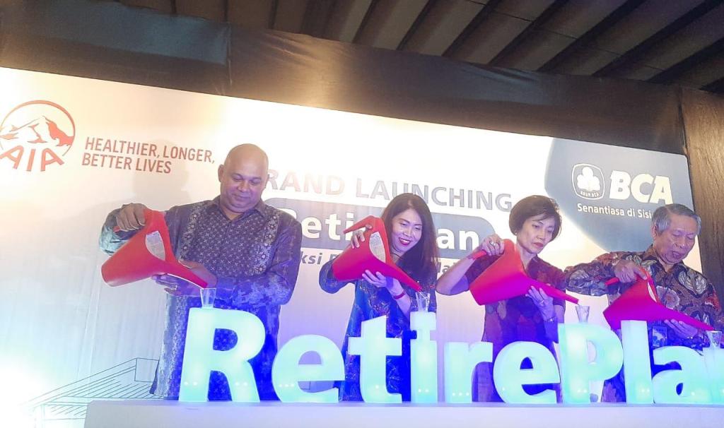 ?BCA Gandeng AIA Garap Asuransi Dana Pensiun. Foto: Medcom.id/Eko Nordiansyah.