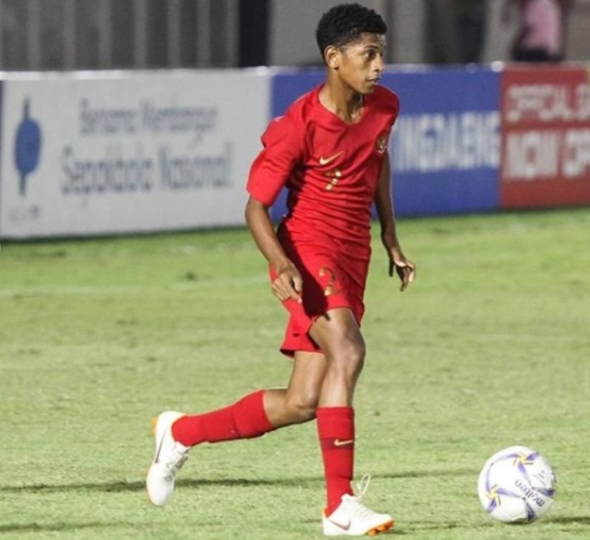 Bek timnas Indonesia U-16, Alfin Lestaluhu (instagram: @bimasakti230176)