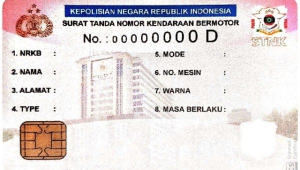 STNK Bentuk Kartu Diuji Coba