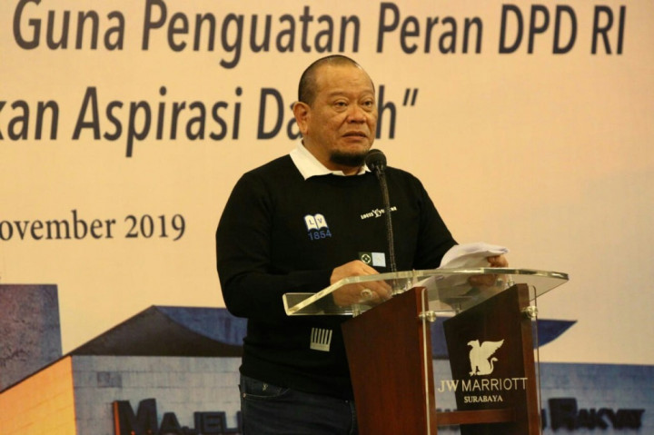 La Nyalla Minta Senator Gencar Angkat Persoalan Daerah