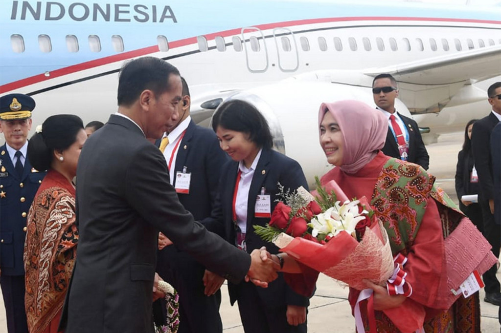 Jokowi Tiba di Bangkok