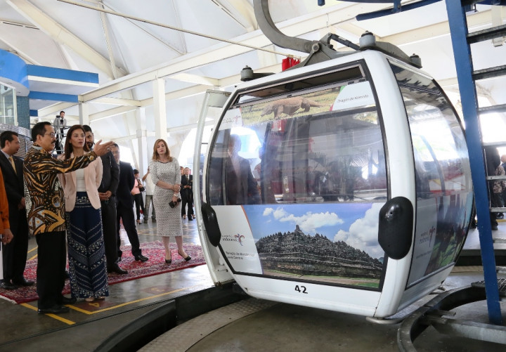 Promosi Budaya dan Wisata Indonesia di Kereta Gantung Venezuela