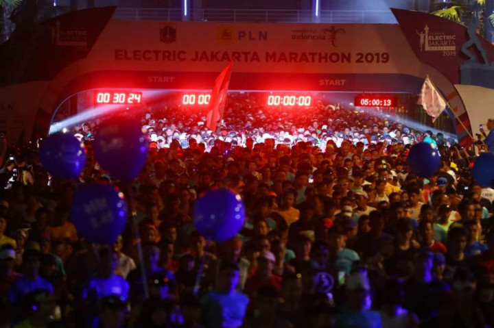 PLN Kobarkan Energi Optimisme melalui Electric Jakarta Marathon 2019