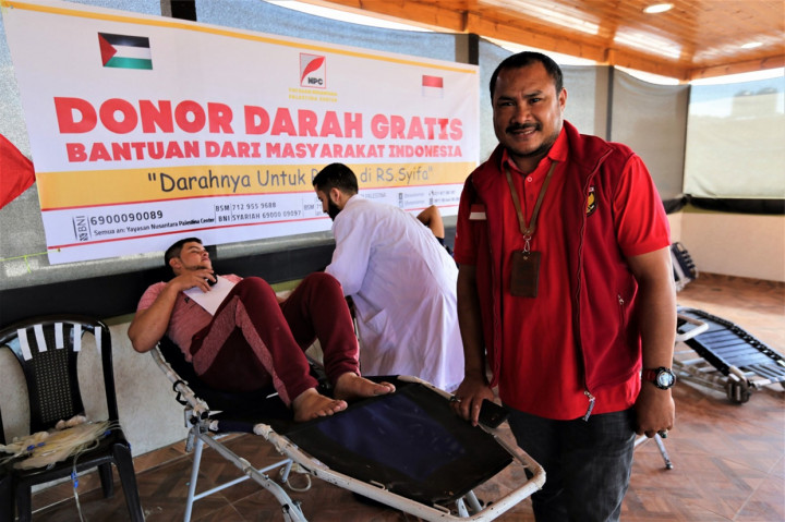 Yayasan NPC Gelar Donor Darah Gratis di Gaza