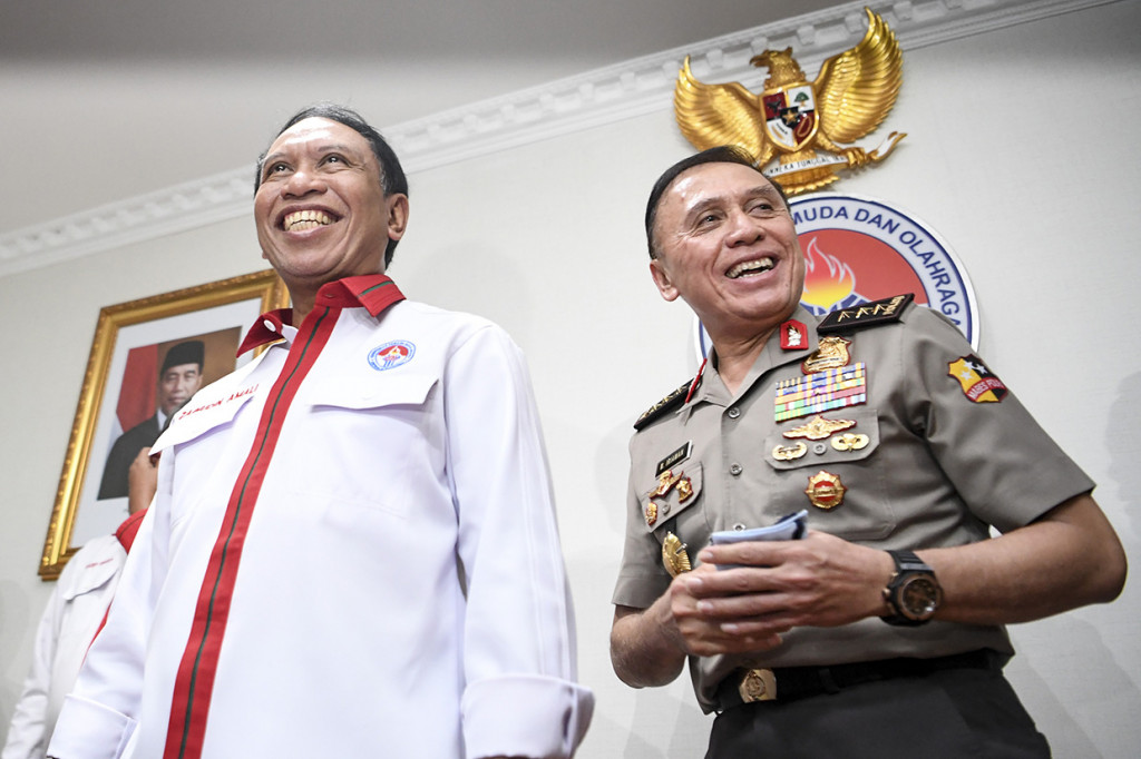 Ketum PSSI Temui Menpora Bahas Persiapan Piala Dunia U-20