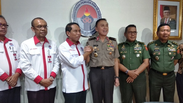 Menpora Terima Kunjungan Iwan Bule Bahas Piala Dunia U-20