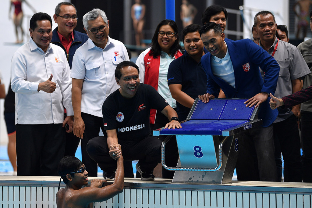 Menpora Harap Tim Renang Indonesia Bawa 4 Emas di SEA Games